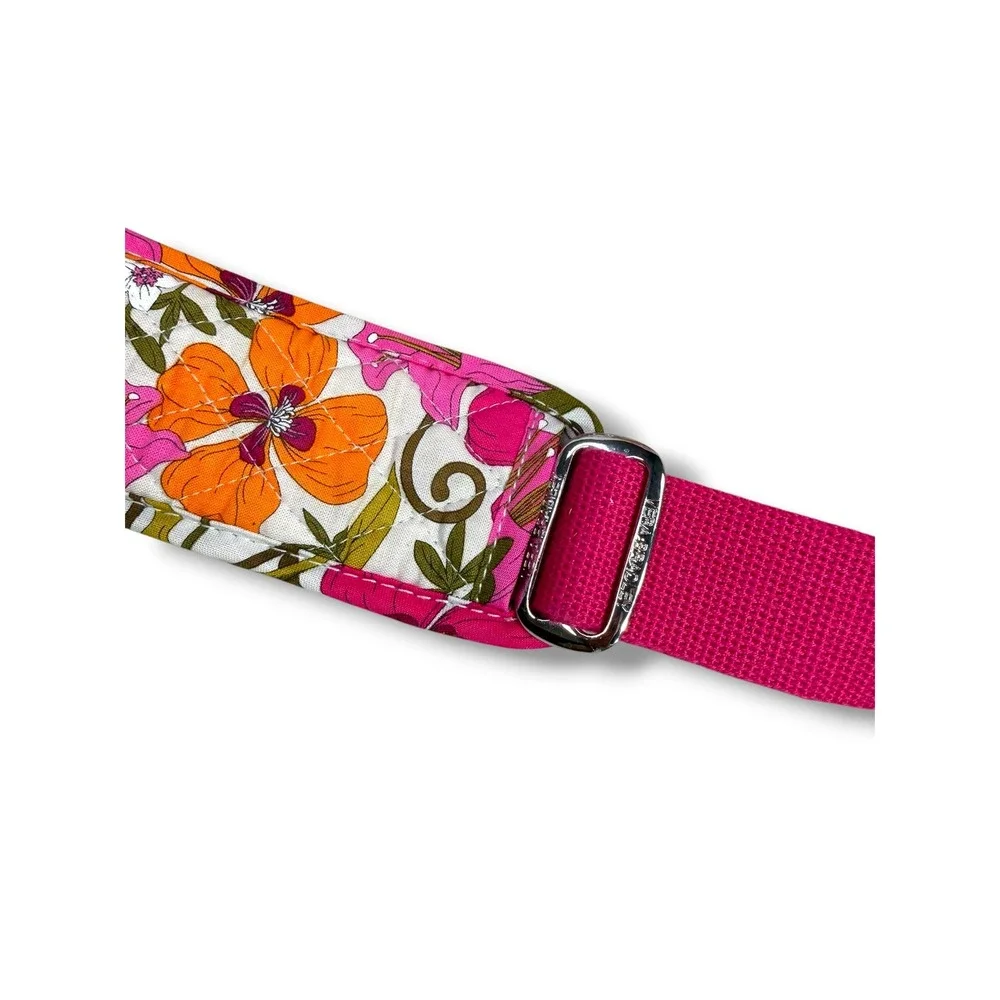 Vera Bradley Tea Garden Quilted Floral Laptop Messenger Bag Boho Retro Crossbody